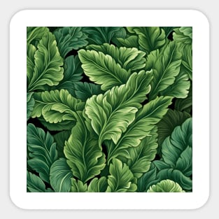 Tropical Leaf Design Sticker